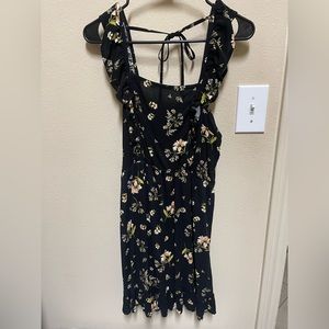 Black and floral Target dress